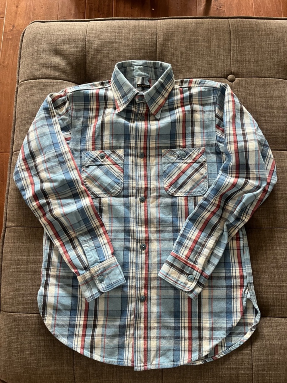 Kapital Flannel Shirt, sz1/S/XS